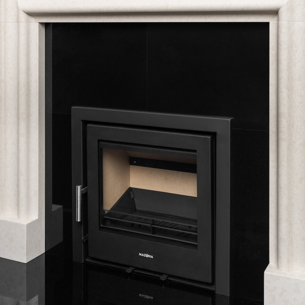 Mazona Clovelly 550 6kW Steel 3 Sided Trim Stove, Multifuel, Woodburning, Cassette, Inset, Eco Design Approved, Defra Approved - photo 3