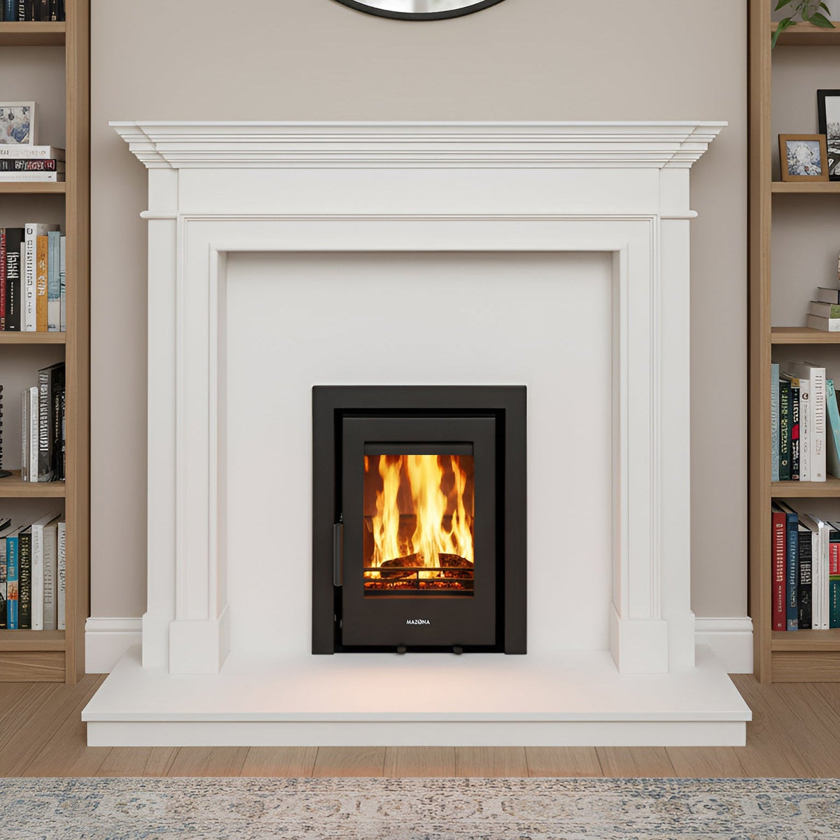 Mazona Clovelly 400 5kW Steel 3 Sided Trim Stove, Multifuel, Woodburning, Cassette, Inset, Eco Design Approved, Defra Approved - photo 8