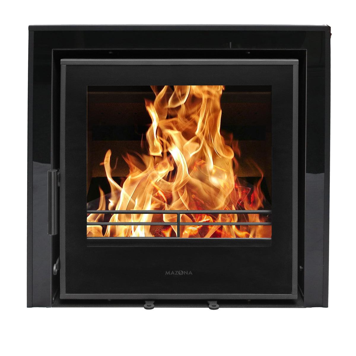 Mazona Clovelly 550 6kW 3 Sided Glass Trim Stove, Multifuel, Woodburning, Cassette, Inset, Eco Design Approved, Defra Approved - photo 5