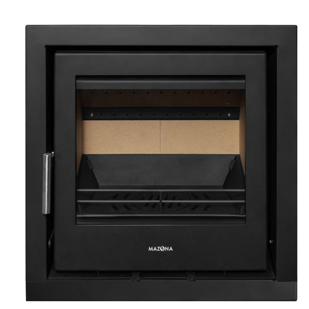 Mazona Clovelly 550 6kW Steel 4 Sided Trim Stove, Multifuel, Woodburning, Cassette, Inset, Eco Design Approved, Defra Approved - photo 4