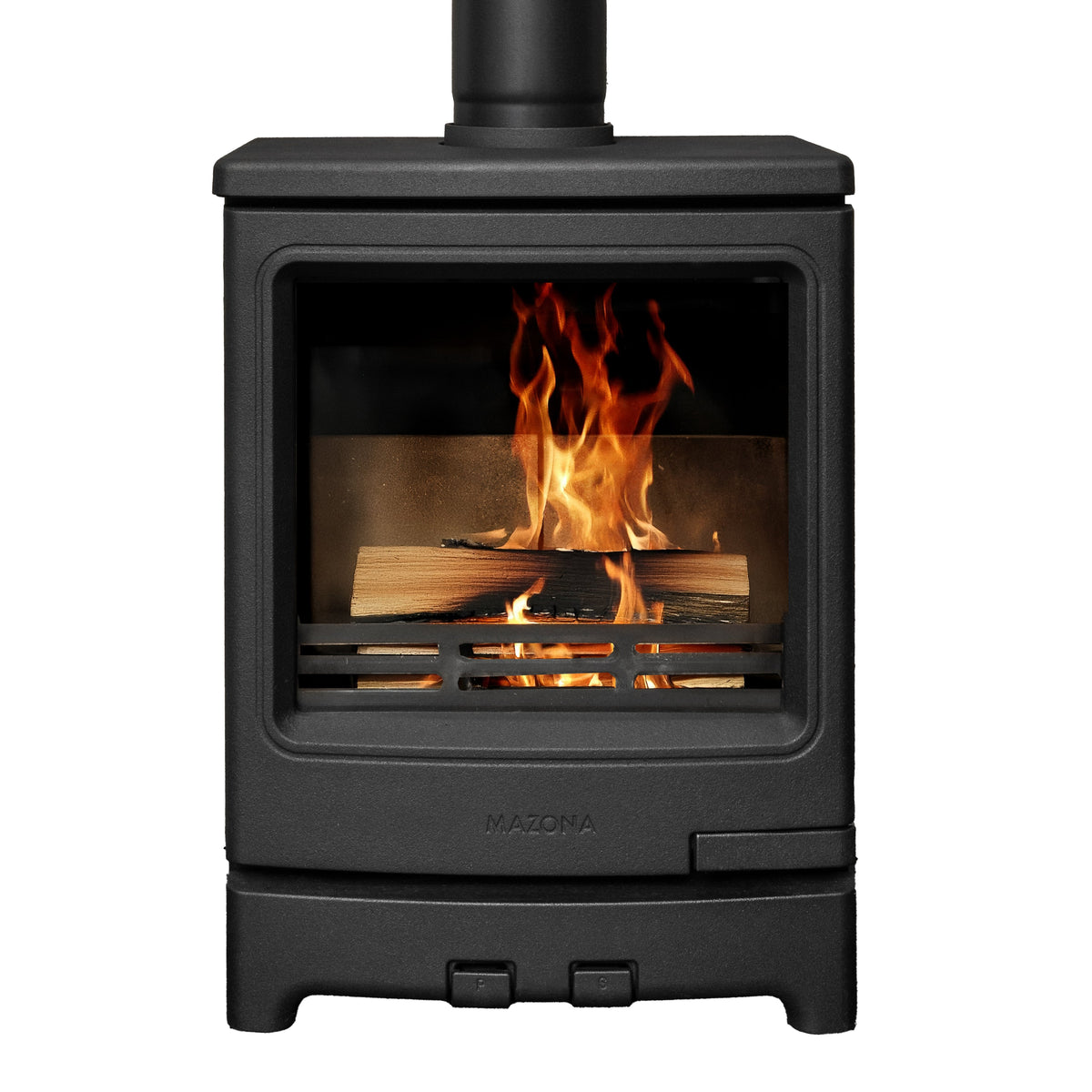 Mazona Kingsmere 5kW Multifuel Woodburning Stove Black Edition, Freestanding, Eco Design Approved, Defra Approved - photo 7