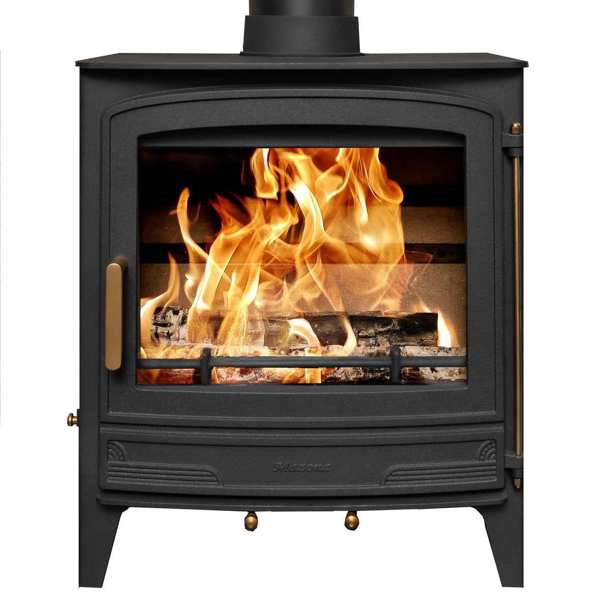 Mazona Warwick 10kW Multifuel Woodburning Stove, Freestanding, Eco Design Approved, Defra Approved - photo 2