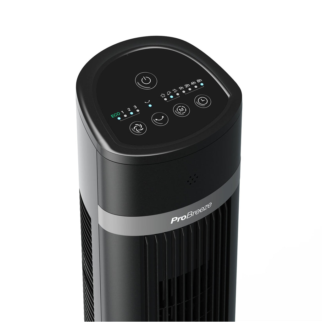 40" Oscillating Tower Fan - Black