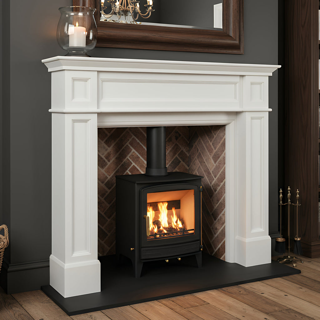 Mazona Warwick 8 kW Multifuel Woodburning Stove, Freestanding, Eco Design Approved, Defra Approved - photo 2