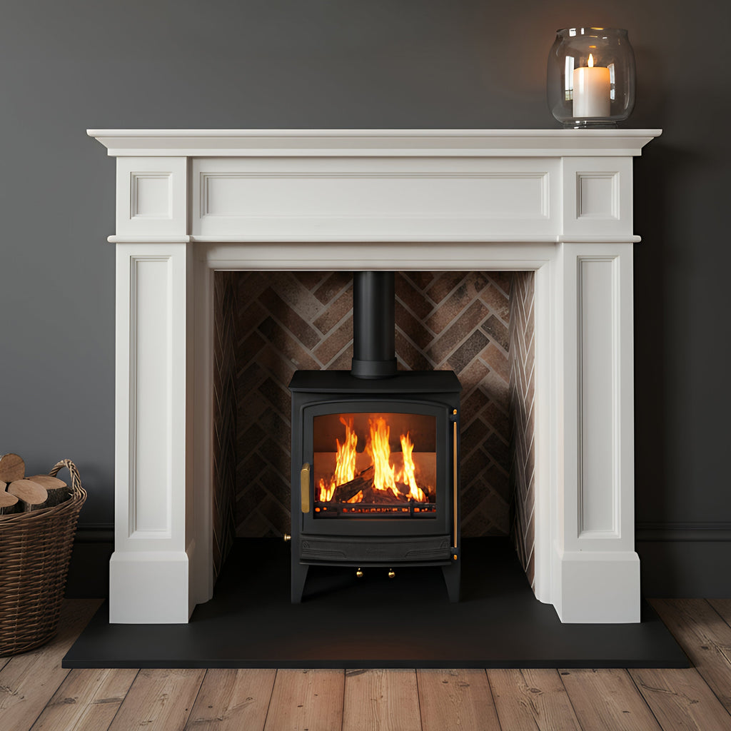 Mazona Warwick 8 kW Multifuel Woodburning Stove, Freestanding, Eco Design Approved, Defra Approved - photo 3