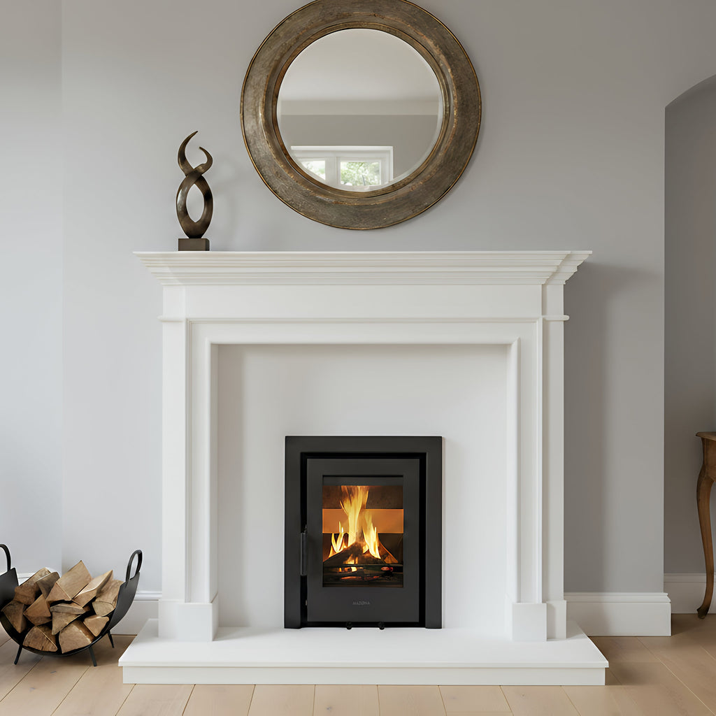 Mazona Clovelly 400 5kW Steel 3 Sided Trim Stove, Multifuel, Woodburning, Cassette, Inset, Eco Design Approved, Defra Approved - photo 4