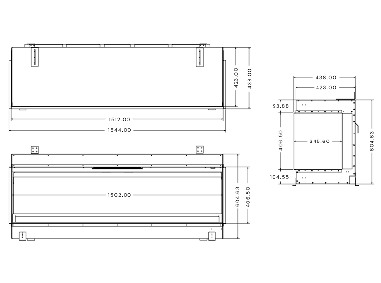 Evonic Genesis 1500 Built-In Electric Fire - image 3